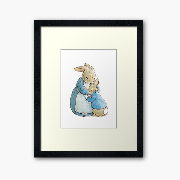 Peter Rabbit and his mother  Art Print for Sale by Bundjum