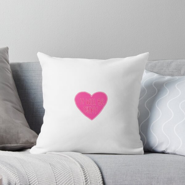 Item preview, pink it will be okay heart designed and sold by milanbishop.