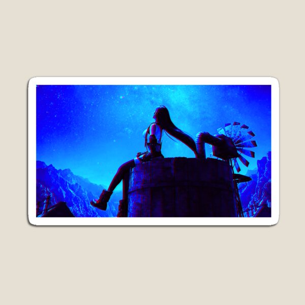 Item preview, Tifa Lockhart Staring At The Stars - Neon Lights Series Vol. 2 designed and sold by KrowsDigital.