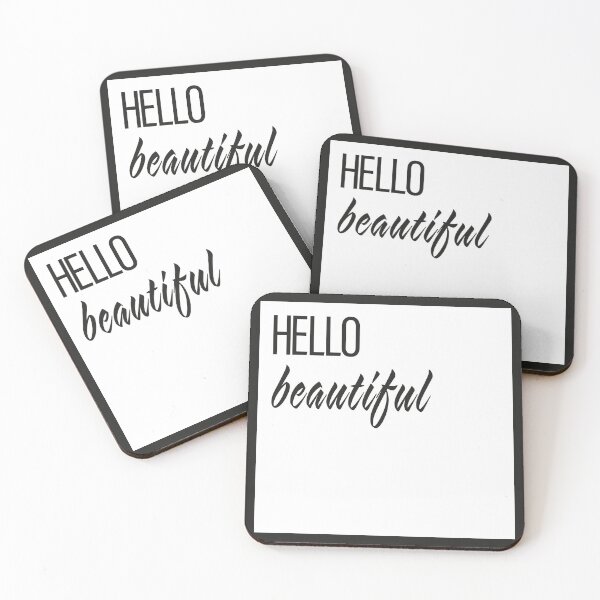 Item preview, Hello Beautiful Typography Print designed and sold by TWPCdesigns.