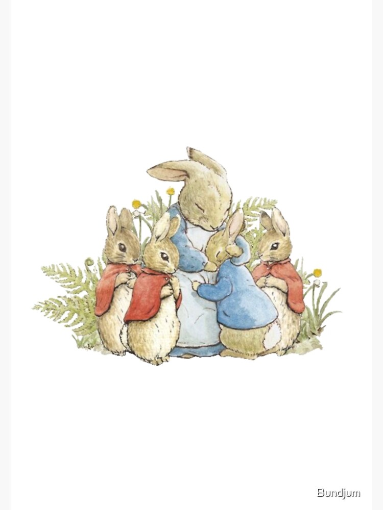 Peter Rabbit Postcard for Sale by Bundjum