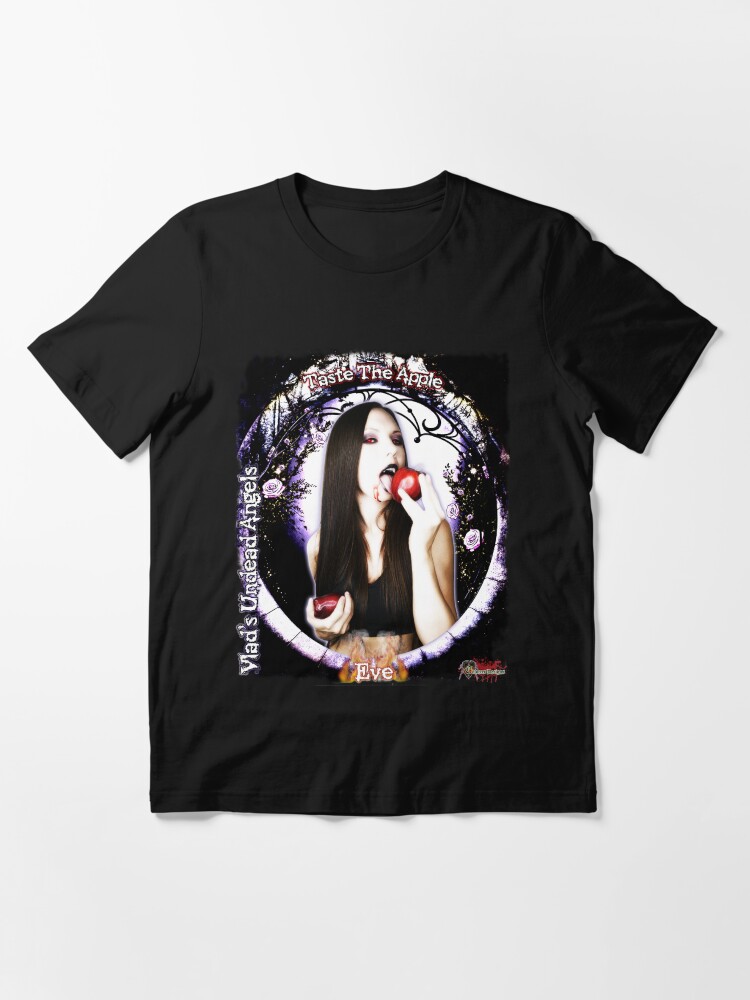 Alternate view of Live Undead Angels: Vampire Eve Taste The Apple Essential T-Shirt