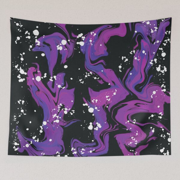 Item preview, Purple, Black & White Resin Art designed and sold by wjrtapp.