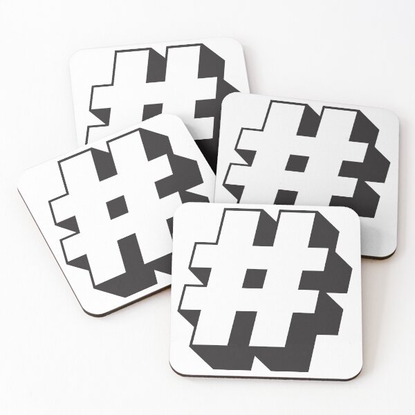 Item preview, Hashtag typography print designed and sold by TWPCdesigns.