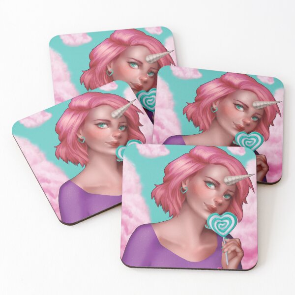 Item preview, Cotton-Candy Unicorn Princess designed and sold by MeeshellART.