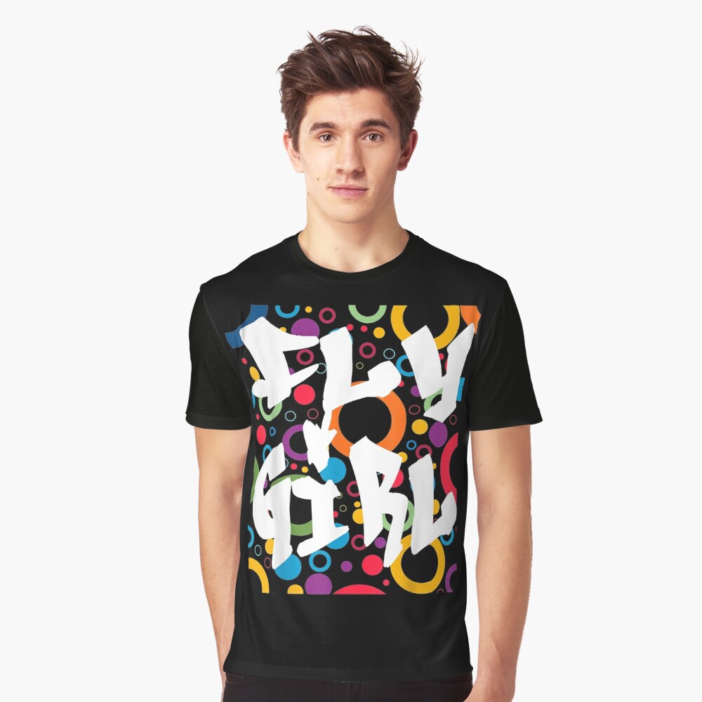 Fly Girl 80s 90s B Girl Old School Hip Hop T Shirt By
