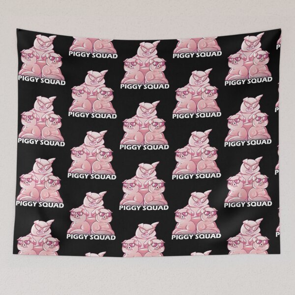 Item preview, Piggy Squad - Pink Pig Friends designed and sold by fatamyfan1.