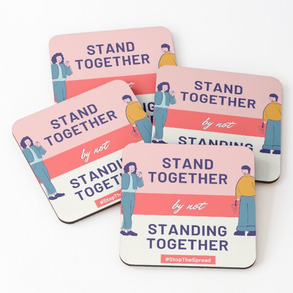 Item preview, Corona Virus - Stand Together By Not Standing Together #StopTheSpread designed and sold by javes93.