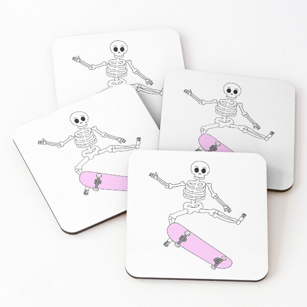Item preview, Skateboarding Skeleton designed and sold by samboniface.