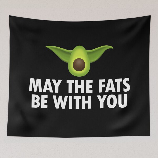 Item preview, YODACADO - May The Fats Be With You designed and sold by HobzyMerch.