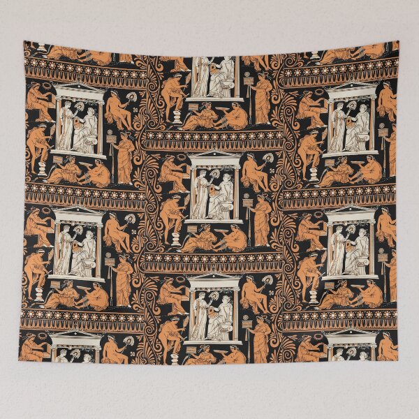 Item preview, Greek vase print designed and sold by WillowNox7.