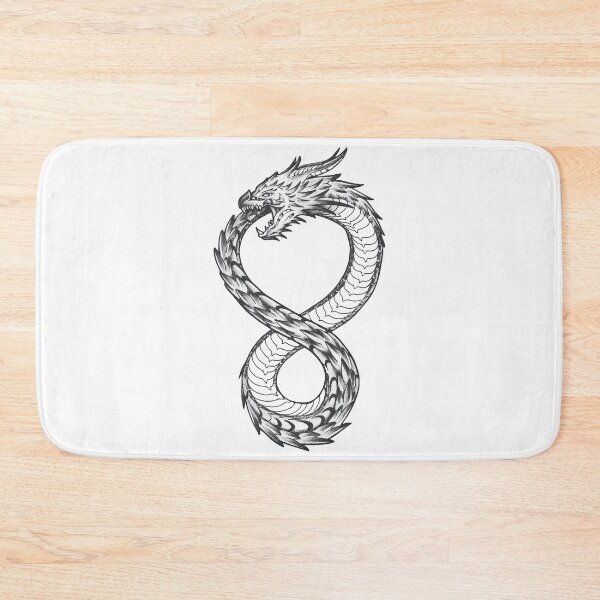 Item preview, Altered Infinity Dragon Ouroboros Tattoo designed and sold by MotoringZen.