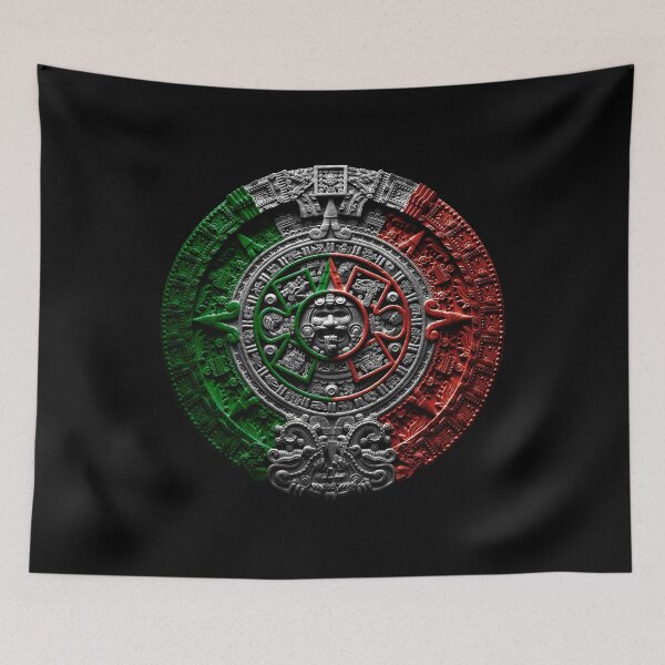 Item preview, aztec calendar mexico chicano designed and sold by cat poe.