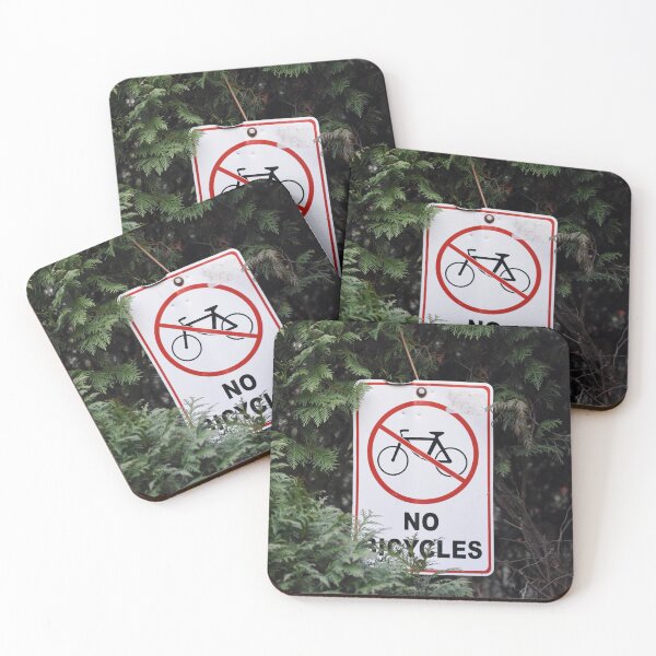 Item preview, No Bicycles Sign in Pine Bush designed and sold by estesphoto.