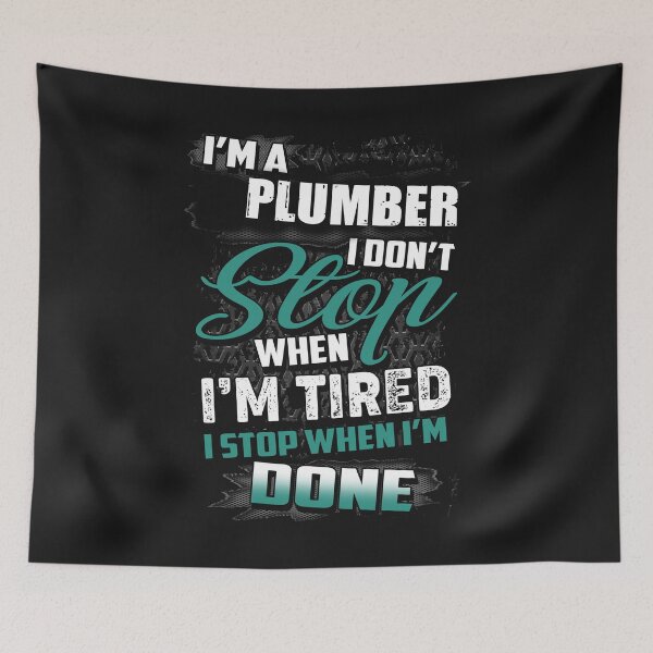 Item preview, Plumber Never Stop designed and sold by princegiri.
