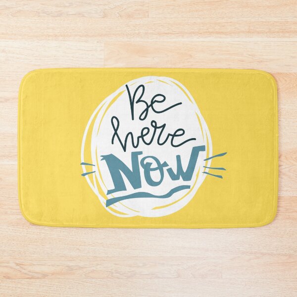 Item preview, Lifestyle motivation lettering. Be here now. Flat minimalist style.  designed and sold by Dina Konovalova.
