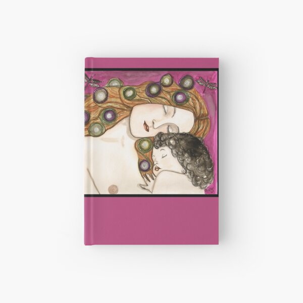 'Mother and child' my version of Klimt Hardcover Journal