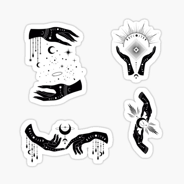 Item preview, Magic Hands Talisman Sticker Pack designed and sold by noveltiko.