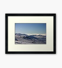 Ptarmigan & beyond, Cairngorm & Monadhliath Framed Print