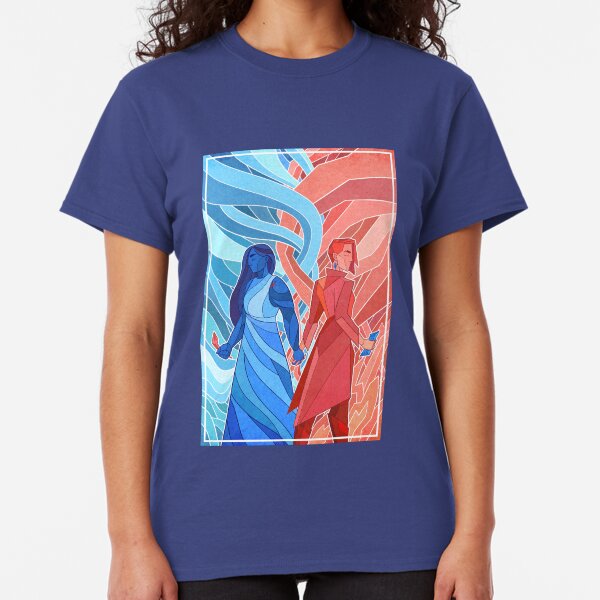 Blue and Red Classic T-Shirt