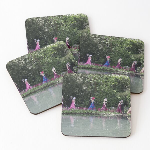 Item preview, Flora Day dances,Flora day mid day dance  dressed in top hats and tails escort their colourful and beautifully dressed ladies Band Helston Cornwall designed and sold by kathleenjean.