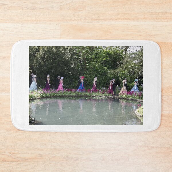 Item preview, Flora Day dances,Flora day mid day dance  dressed in top hats and tails escort their colourful and beautifully dressed ladies Band Helston Cornwall designed and sold by kathleenjean.