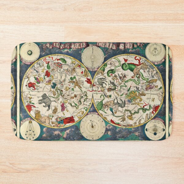 Item preview, Antique Celestial Sky Map designed and sold by Rainbows Galore.