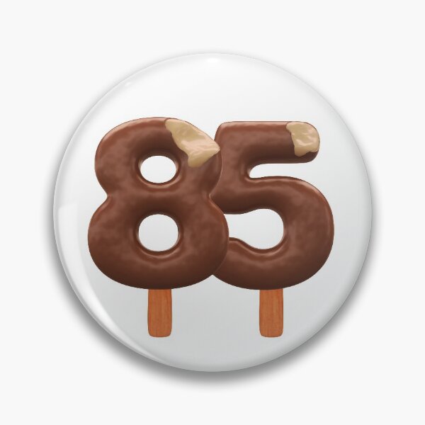 Item preview, 85 Ice Cream Eighty Five Number 3d Chocolate designed and sold by HelloFromAja.