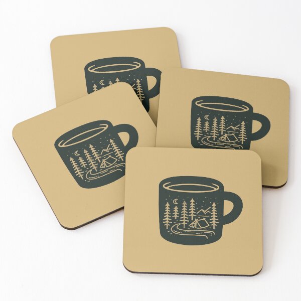Item preview, Coffee Sticker | Coffee and Camping designed and sold by ianths.