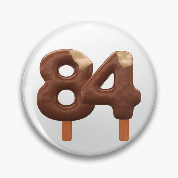 Item preview, 84 Ice Cream Eighty Four Number 3d Chocolate designed and sold by HelloFromAja.
