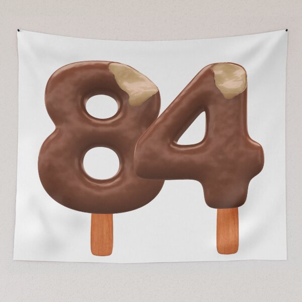Item preview, 84 Ice Cream Eighty Four Number 3d Chocolate designed and sold by HelloFromAja.