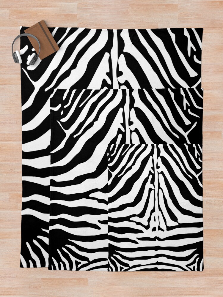 "Black And White Zebra Design" Throw Blanket For Sale By Artsandsoul ...