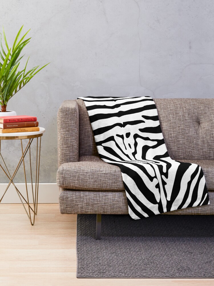 "Black And White Zebra Design" Throw Blanket For Sale By Artsandsoul ...