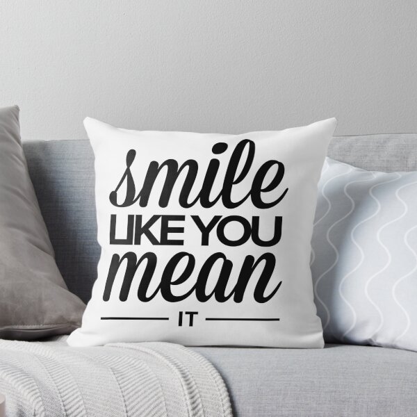 Item preview, Smile Like You It BW designed and sold by littlemissquote.