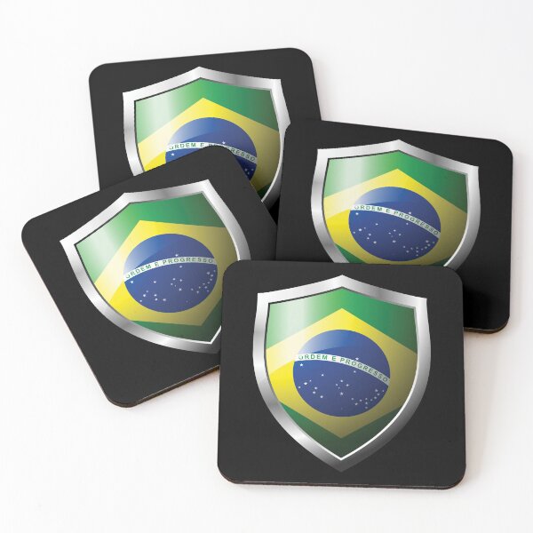 Item preview, Fuerte Brasil Bandera Escudo País designed and sold by HelloFromAja.