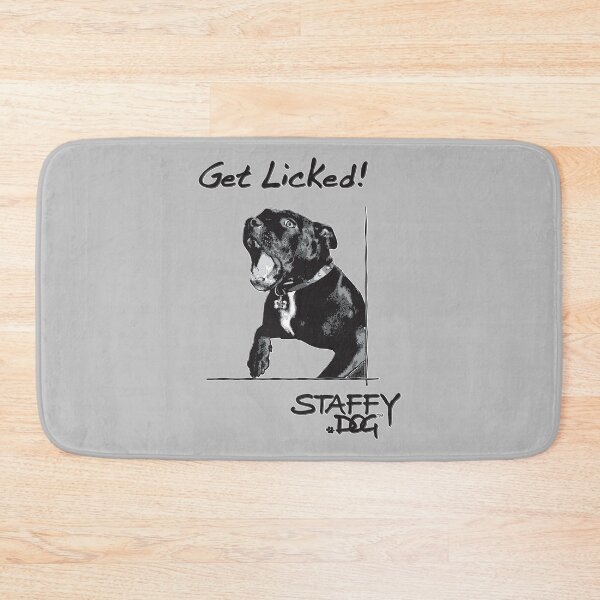 Item preview, Get Licked by Staffy Dog designed and sold by StaffyDognCo.