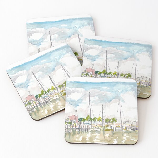 Item preview, Setting Sail From Key West Marina designed and sold by artshop77.
