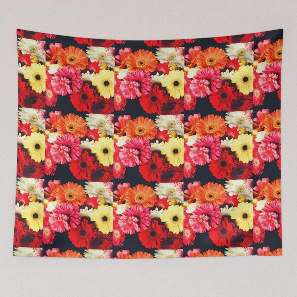 Item preview, A glorious bunch of colorful Chrysanthemums. designed and sold by Jillalexa.