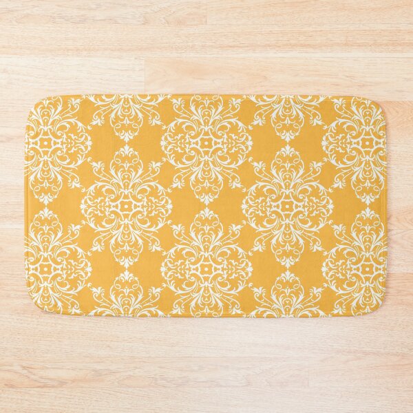 Item preview, Yellow Retro Damask designed and sold by Rainbows Galore.