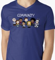 Greendale's Peanuts Men's V-Neck T-Shirt