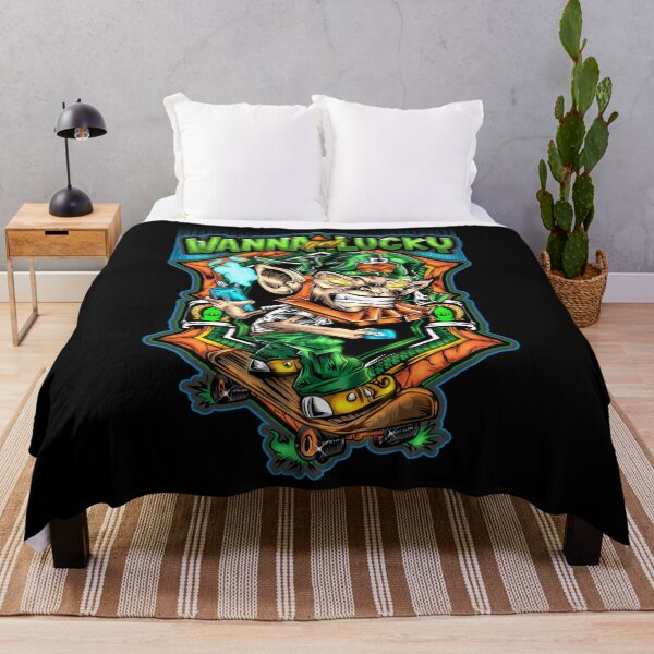 Item preview, Wanna Get Lucky Skateboad St Patrick designed and sold by JoisDraw.