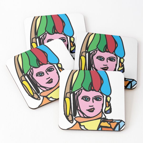 Item preview, Girl Avatar With Emotion: TeresaTown at Redbubble 2020 designed and sold by Mark Stansberry.