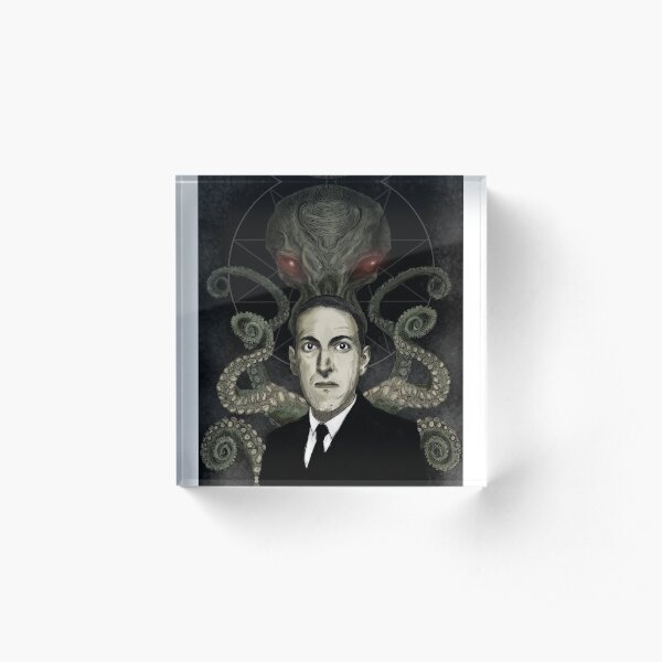 HP Lovecraft Acrylic Block