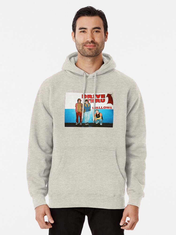 Alternate view of wallows drive thru Pullover Hoodie