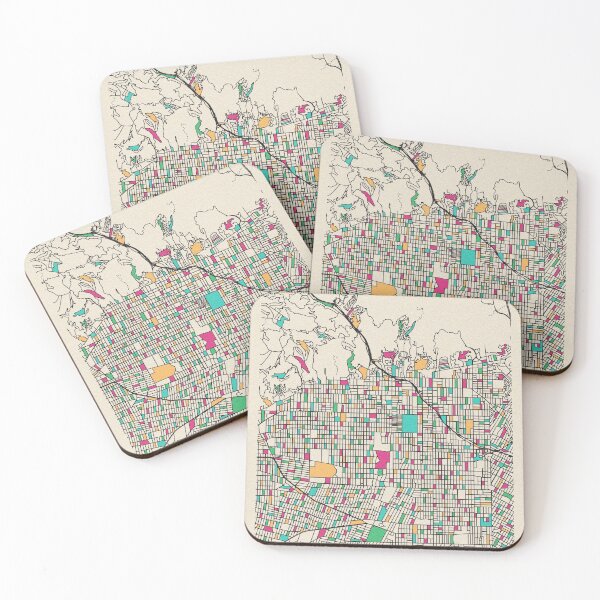 Item preview, Hollywood, Los Angeles Street Map designed and sold by A Deniz Akerman.