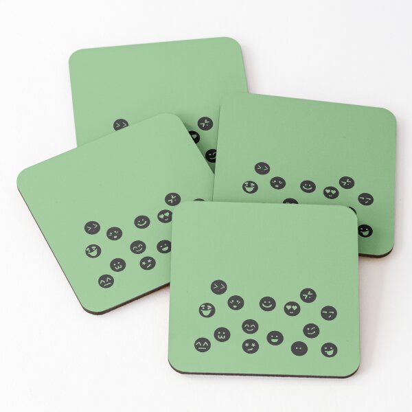 Item preview, Cool matcha boba pearls smileys designed and sold by galax-C.