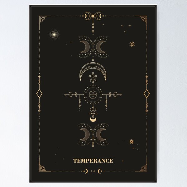 Item preview, Temperance Tarot Card designed and sold by noveltiko.