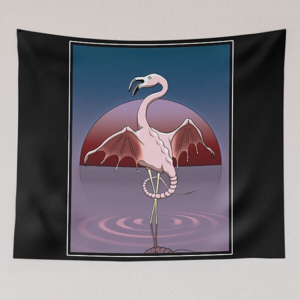 Item preview, Nightmarish Chimera - Mutant Flamingo designed and sold by TMBTM.