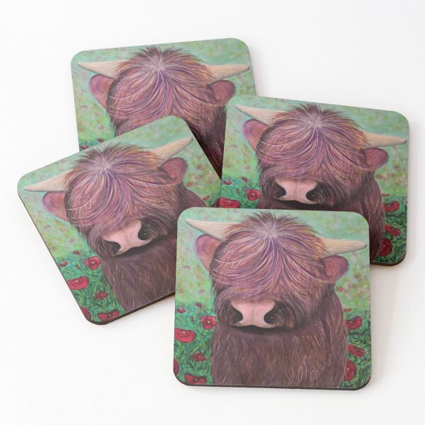 Item preview, Poppy the Highland Coo designed and sold by Delallydoodles.