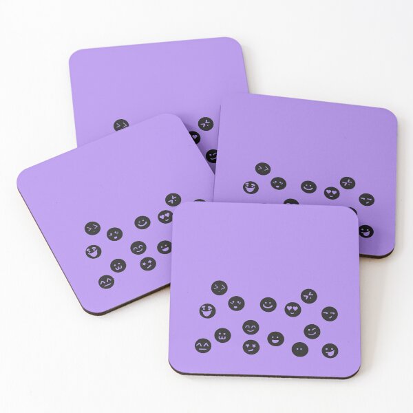 Item preview, Cool taro boba pearls smileys designed and sold by galax-C.